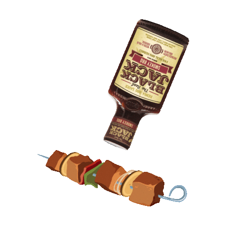 RemiaFans black bbq jack sauce Sticker