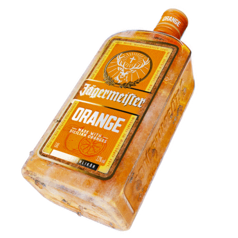 JagermeisterCZSK party drink orange bottle Sticker