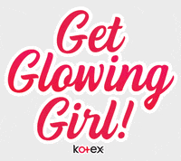 KotexPH girl work woman glow GIF