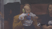 ice hockey oilers baby GIF by NHL