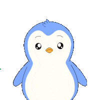 Confused Its Me Sticker by Pudgy Penguins