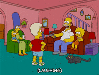 homer simpson lol GIF