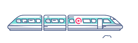 train zug Sticker by Qixxit