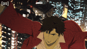 Hanging Cowboy Bebop GIF by Adult Swim