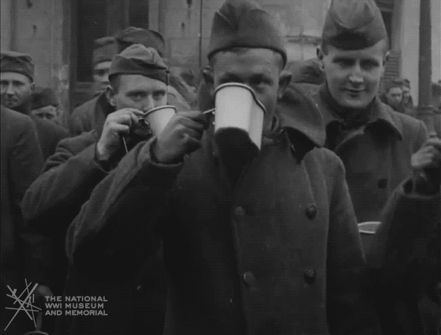 NationalWWIMuseum giphyupload black and white military footage GIF