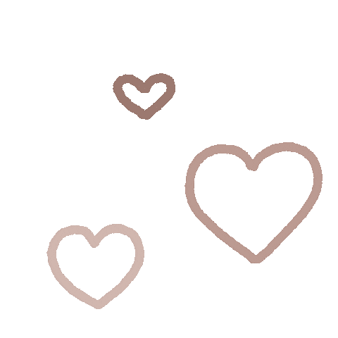 Heart Beige Sticker
