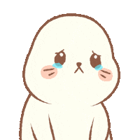 Sad Tears Sticker by Sappy Seals