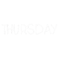 Thursday Jueves Sticker