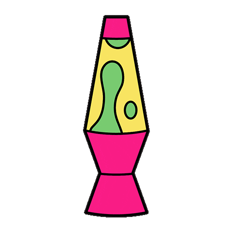 Pink And Green Art Sticker