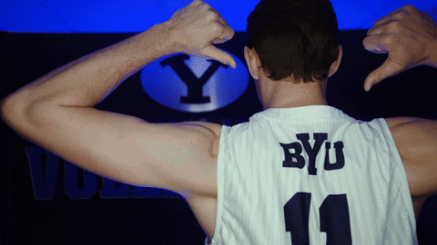 Gocougs Ncaavolleyball GIF by BYU Cougars