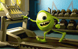 monsters inc exercise GIF