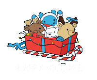 Happy New Year Fun Sticker by The Woobles