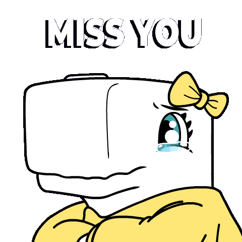 Sad Miss You Sticker by Ordinary Friends