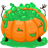 alleyauchtercreative halloween green magic fall Sticker