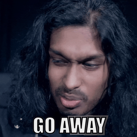 Step Aside Go Away GIF by Ashwin Gane