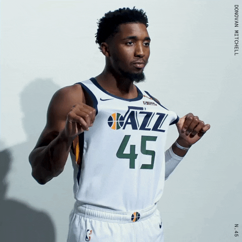 Donovan Mitchell Sport GIF by Utah Jazz