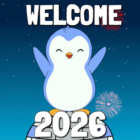 New Year Penguin GIF by Pudgy Penguins