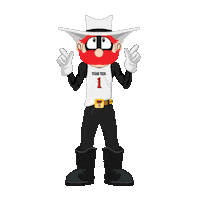 College Basketball Finger Guns Sticker by SportsManias