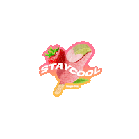 Haagendazshk ice cream strawberry y2k green tea Sticker