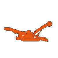komatsumining truck construction mining excavator Sticker