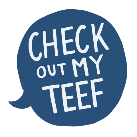 BarkBright dog smile teeth dental Sticker