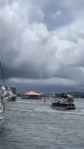 'It'll Be Raining Fish Here Soon': Waterspout Spotted Off Florida Coastline