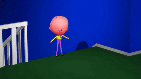 3D Smile GIF by Alexandre louvenaz