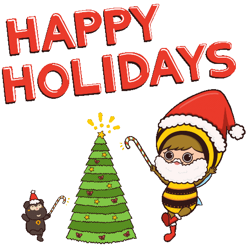Happy Merry Christmas Sticker