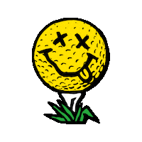 golf smile Sticker