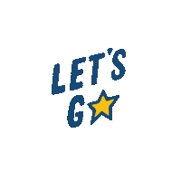 Lets Go Logo Sticker by The Mel Robbins Show