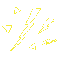 Lightning Bolt Nbc Sticker by Shop with Golf