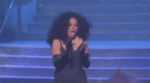 Excited Diana Ross GIF by AMAs