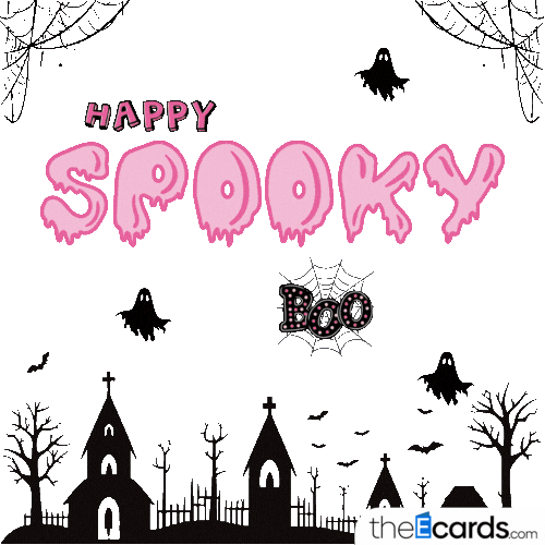 theecards giphyupload horror spooky happy halloween Sticker