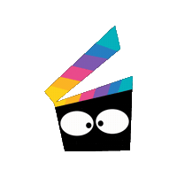SciutoSciuto claqueta claquetaclacky claquetita clackyzoom Sticker