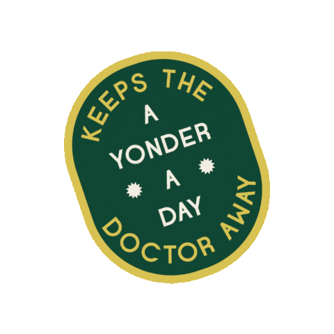 YonderCider giphygifmaker wenatchee born to roam yonder cider Sticker