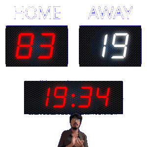 19 Away Sticker