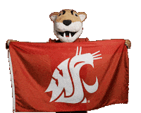 Washington State Mascot Sticker by WSU Pullman