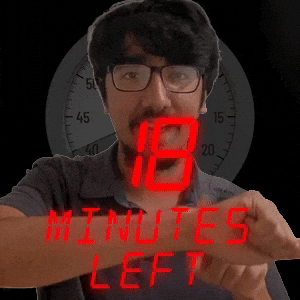 18 minutes left