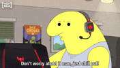 Chill Out Computer GIF by Adult Swim