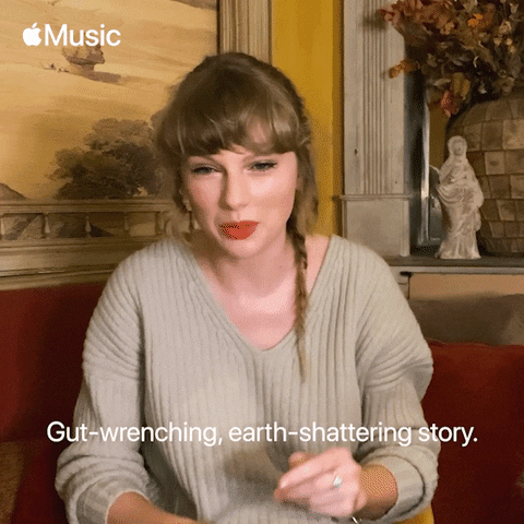 Taylor Swift Wow GIF by Apple Music
