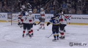 happy ice hockey GIF by NHL