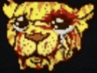 Hotline Miami Sad Tiger GIF