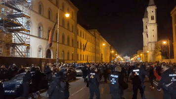 Anti-Vaccine Protesters Overrun Police in Munich