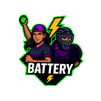 Battery Sticker by Three60 Softball