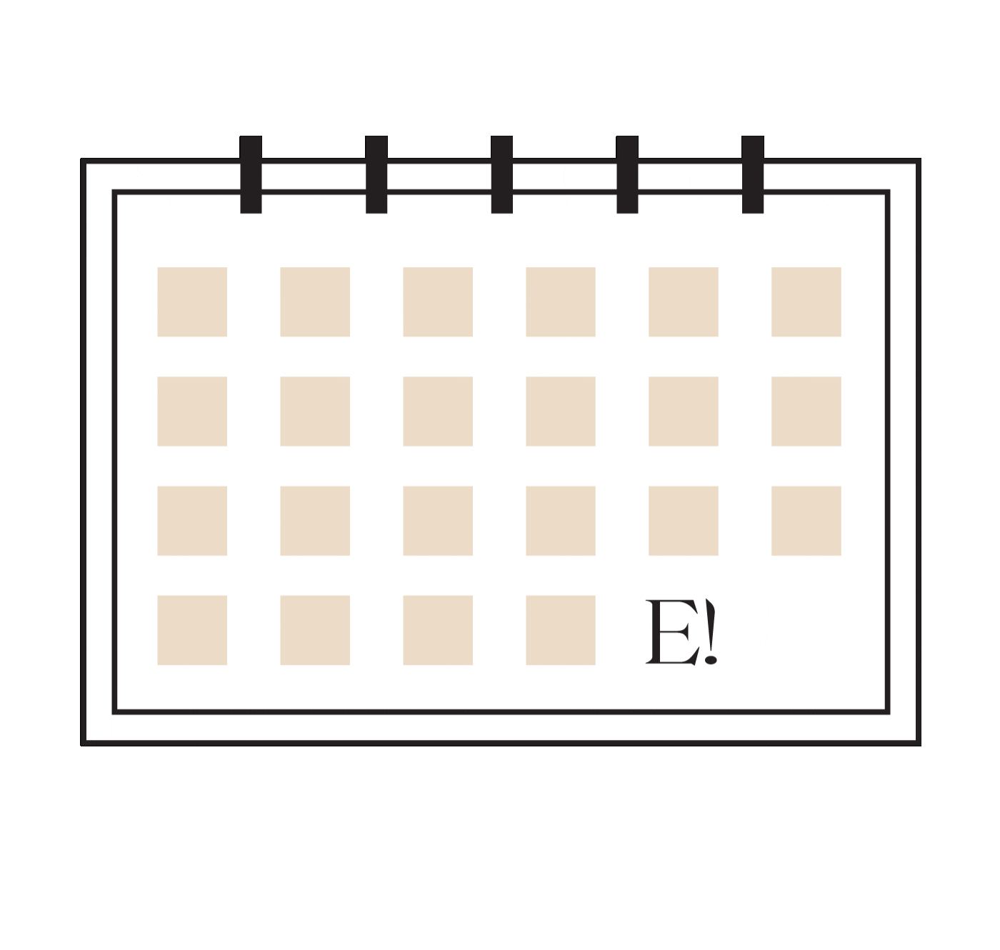 E Calendar Sticker by Engage!