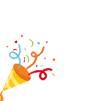 Party Confetti Sticker by Go-Kids Eindhoven