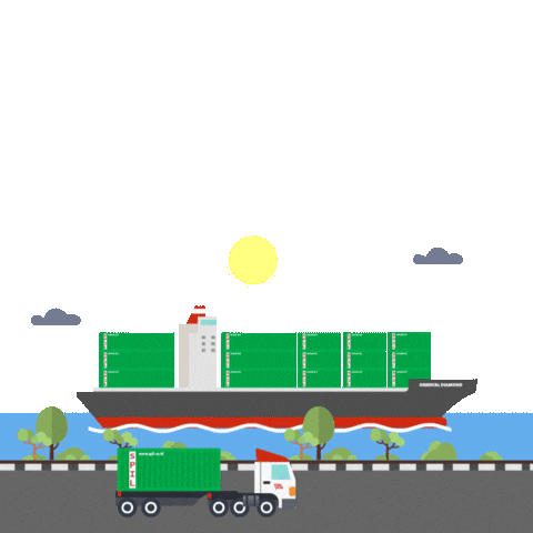 Ocean Shipping Sticker by SPIL
