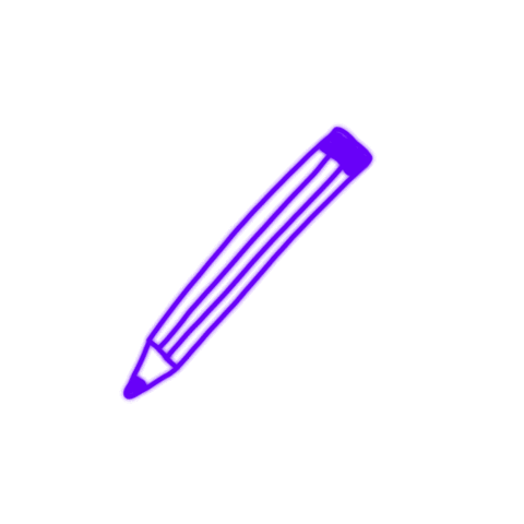 neon love Sticker