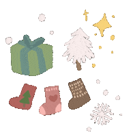 Christmas Snow Sticker