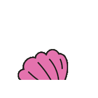 maevechocolate beach sea clam seashell Sticker